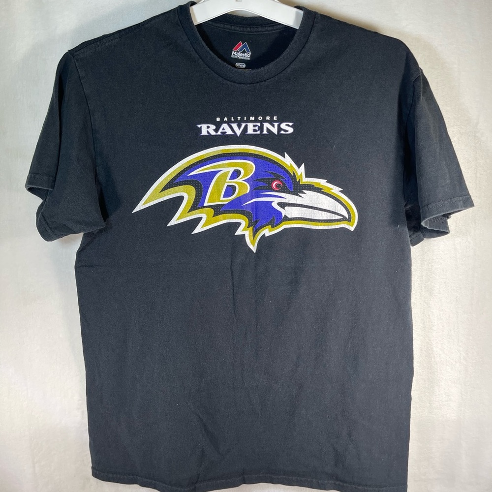 Baltimore Ravens Majestic Short Sleeve Medium NFL Crewneck- A04